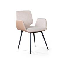 Стул Top concept Стул с подлокотниками Adam, рогожка комби бежевый арт. 2000000000688