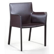 Стул Top concept Стул с подлокотниками Барри, кожа коричневый арт. 2000000000114