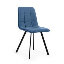 Стул Top concept Стул Уно, бархат синий 29/ чёрный профиль арт. 74735