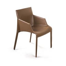 Стул Top concept Стул с подлокотниками Морган, иск.кожа коричневый арт. 2001000001088