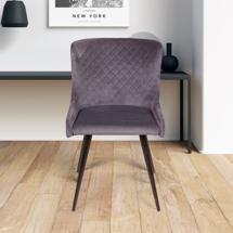 Стул Top concept Стул Джаз ромб поворотный 360 градуcов, бархат светло-серый 26 арт. 13588