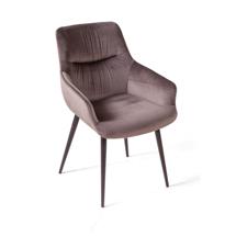 Стул Top concept Стул Джордан, бархат пепельно-бежевый 25, опора конус арт. 20132