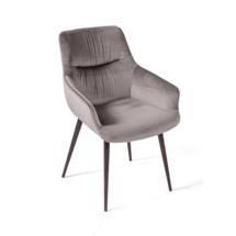 Стул Top concept Стул Джордан, бархат светло-серый 26, опора конус арт. 22045