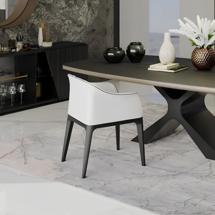 Стул Top concept Кресло Мидо массив, иск.кожа платиновый арт. 23171