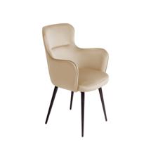 Стул Top concept Стул c подлокотниками Кинг, поворотный на 360 градусов, бархат бежевый 05 арт. 0000004279800000036181000000433