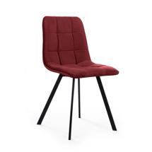 Стул Top concept Стул Уно, бархат красный 16 / чёрный профиль арт. 75411