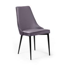 Стул Top concept Стул Оливер, бархат серый 27/ чёрный конус арт. -74901