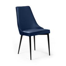 Стул Top concept Стул Оливер, бархат синий 29/ чёрный конус арт. 75268