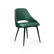 Стул Top concept Стул Вильям, бархат зелёный 19/ черный конус арт. 75420