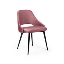 Стул Top concept Стул Вильям, бархат пудровый 15/ черный конус арт. 75741