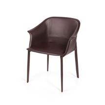 Стул Top concept Стул  с подлокотниками Джио, кожа коричневый арт. 2001000001705