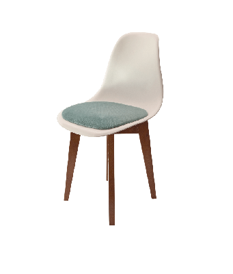 Стул ZiP-mebel Стул Сашш орех /белый, бирюза арт. R101770WA3