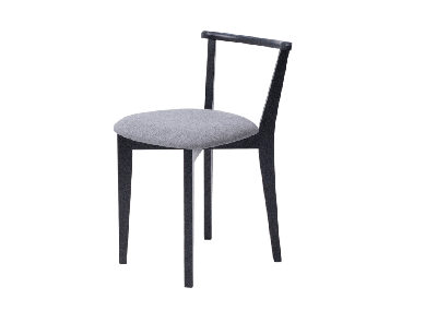 Стул ZiP-mebel Стул Франк ПМ чёрный/серый арт. R101729B01