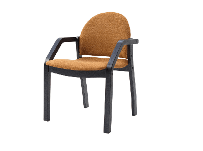 Стул ZiP-mebel Стул-кресло Джуно 2.0 чёрный/карри арт. Z112814B09