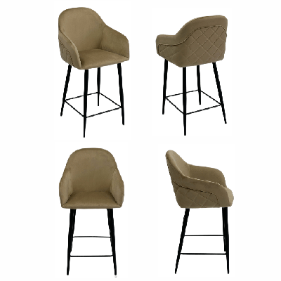 Стул ZiP-mebel Барный стул Аннер Ромб комплект из 4 штук арт. H191_0837X4