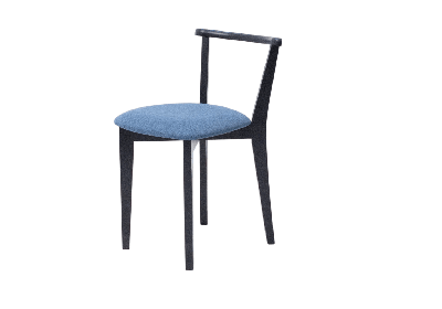 Стул ZiP-mebel Стул Франк ПМ чёрный/синий арт. R101731B03