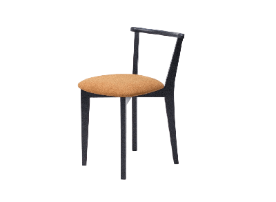 Стул ZiP-mebel Стул Франк ПМ чёрный/карри арт. R101728B09