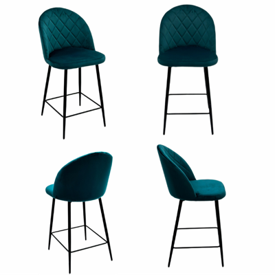 Стул ZiP-mebel Полубарный стул Басси Ромб Ин комплект из 4 штук арт. H191_0656X4