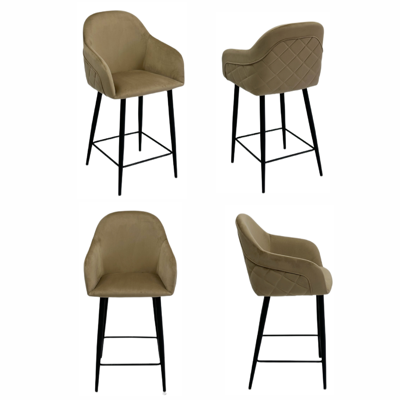 Стул ZiP-mebel Полубарный стул Аннер Ромб комплект из 4 штук арт. H191_0653X4