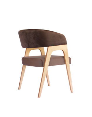 Стул ZiP-mebel Стул-кресло Бакки натур/ коричневый арт. Z112860N04