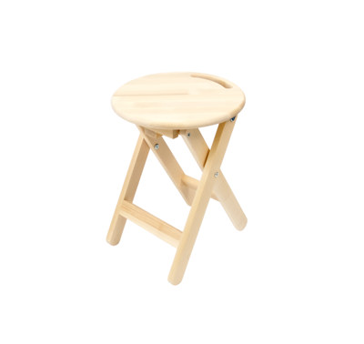 Стул ZiP-mebel Складной табурет, кофейный стол, Таббу, натуральный без лака арт. A011649000