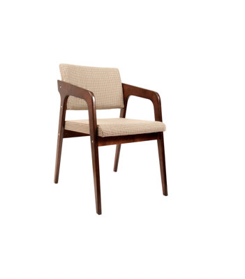 Стул ZiP-mebel Стул-кресло Шадди орех/гусиная лапка арт. Z112550W12