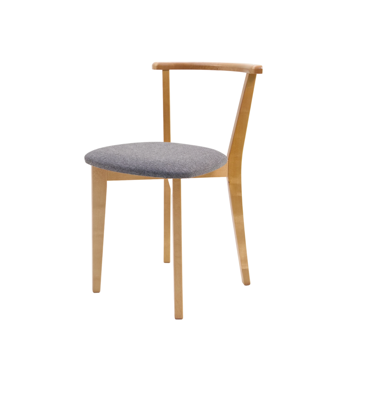 Стул ZiP-mebel Стул Франк ПМ натур/графит рогожка арт. R101712N08