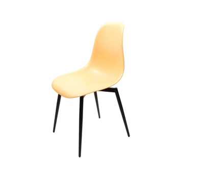 Стул ZiP-mebel Стул Туссе чёрный /персиковый арт. R100775BPP