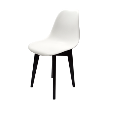 Стул ZiP-mebel Стул Сашш чёрный /белый арт. R100770BAA