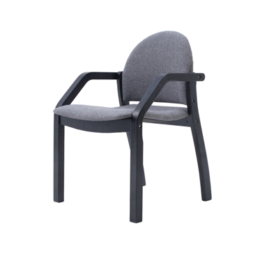 Стул ZiP-mebel Стул-кресло Джуно 2.0 чёрный/графит арт. Z112817B08