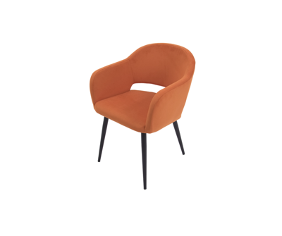 Стул ZiP-mebel Стул Пичч чёрный / оранжевый арт. Z212902B35