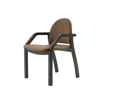 Стул ZiP-mebel Стул-кресло Джуно 2.0 чёрный/коричневый арт. Z112810B04