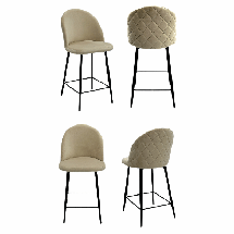 Стул ZiP-mebel Полубарный стул Басси Ромб Аут комплект из 4 штук арт. H191_0657X4