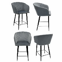 Стул ZiP-mebel Полубарный стул Астерр Лайн комплект из 4 штук арт. H191_0648X4