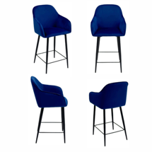 Стул ZiP-mebel Полубарный стул Аннер комплект из 4 штук арт. H191_0652X4