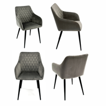 Стул ZiP-mebel Стул Джанни Ромб комплект из 4 штук арт. H191_0106X4