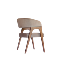 Стул ZiP-mebel Стул-кресло Бакки орех/ бежевый арт. Z112860W02