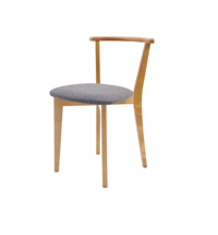 Стул ZiP-mebel Стул Франк ПМ натур/графит рогожка арт. R101712N08