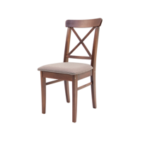 Стул ZiP-mebel Стул Ингольф ПМ орех/гусиная лапка бежевый арт. R100754W12