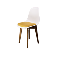 Стул ZiP-mebel Стул Сашш орех /белый, горчичный арт. R101770WA6