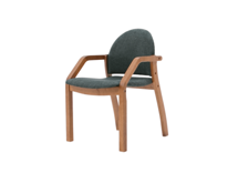 Стул ZiP-mebel Стул-кресло Джуно 2.0 орех/зелёный арт. Z112821W07