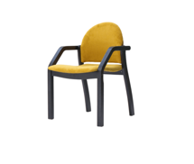 Стул ZiP-mebel Стул-кресло Джуно 2.0 чёрный/жёлтый арт. Z112816B16