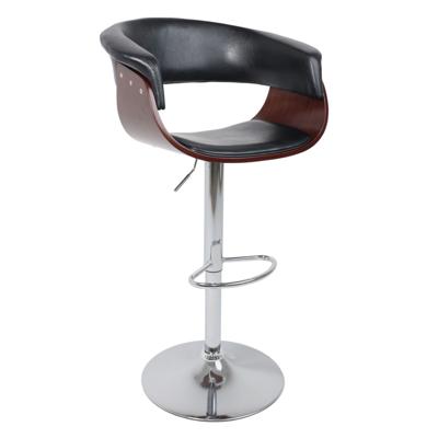 Стул барный AksHome Стул барный Rossi, черный, экокожа арт. ZN-126595