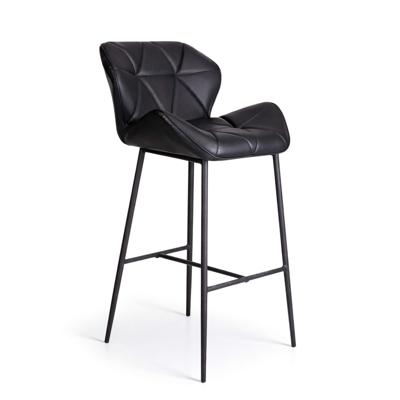 Стул барный AksHome Стул барный Lagos, черный, экокожа арт. ZN-126526