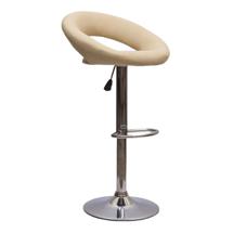 Стул барный AksHome Стул барный Rosa, кремовый, экокожа арт. ZN-126584