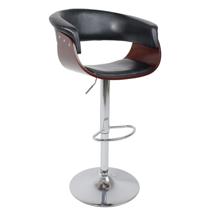 Стул барный AksHome Стул барный Rossi, черный, экокожа арт. ZN-126595