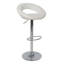 Стул барный AksHome Стул барный Rosa, белый, экокожа арт. ZN-126582