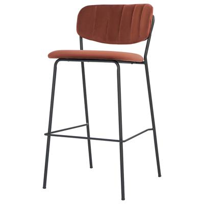 Стул барный Bergenson Bjorn Стул барный eirill, велюр, кирпичный арт. BB0000113