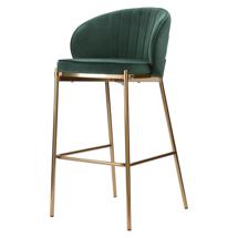 Стул барный Bergenson Bjorn Стул барный coral, велюр, темно-зеленый арт. BEBA-CO10888