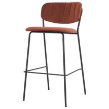 Стул барный Bergenson Bjorn Стул барный eirill, велюр, кирпичный арт. BB0000113